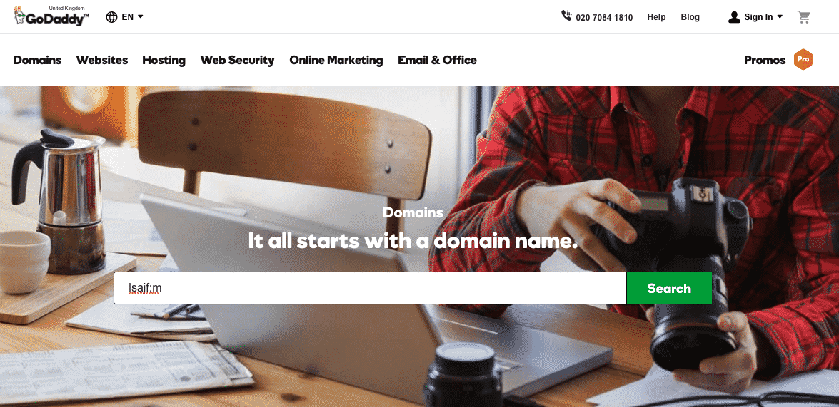 GoDaddy - The Largest Domain Name Registrar