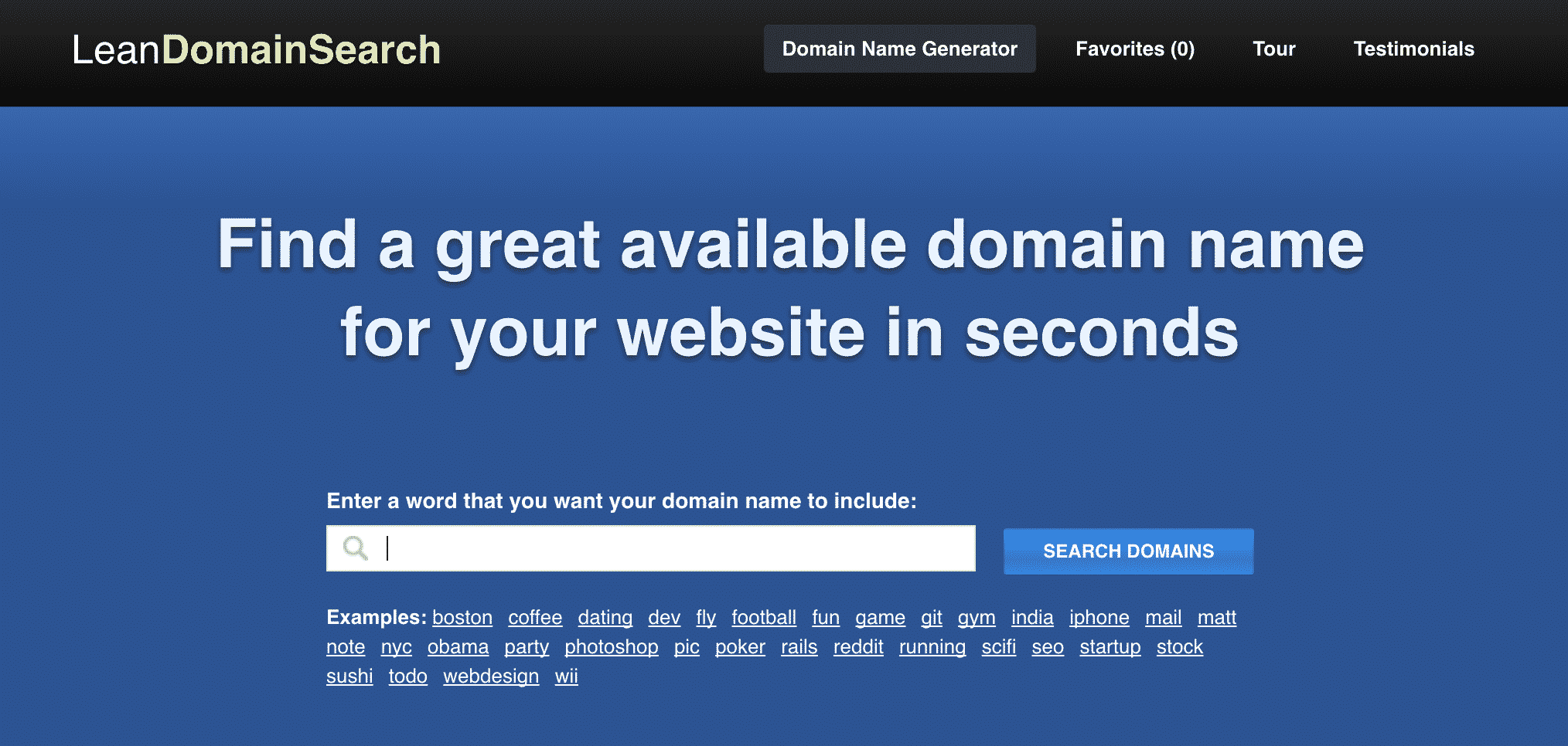 Lean Domain Search 