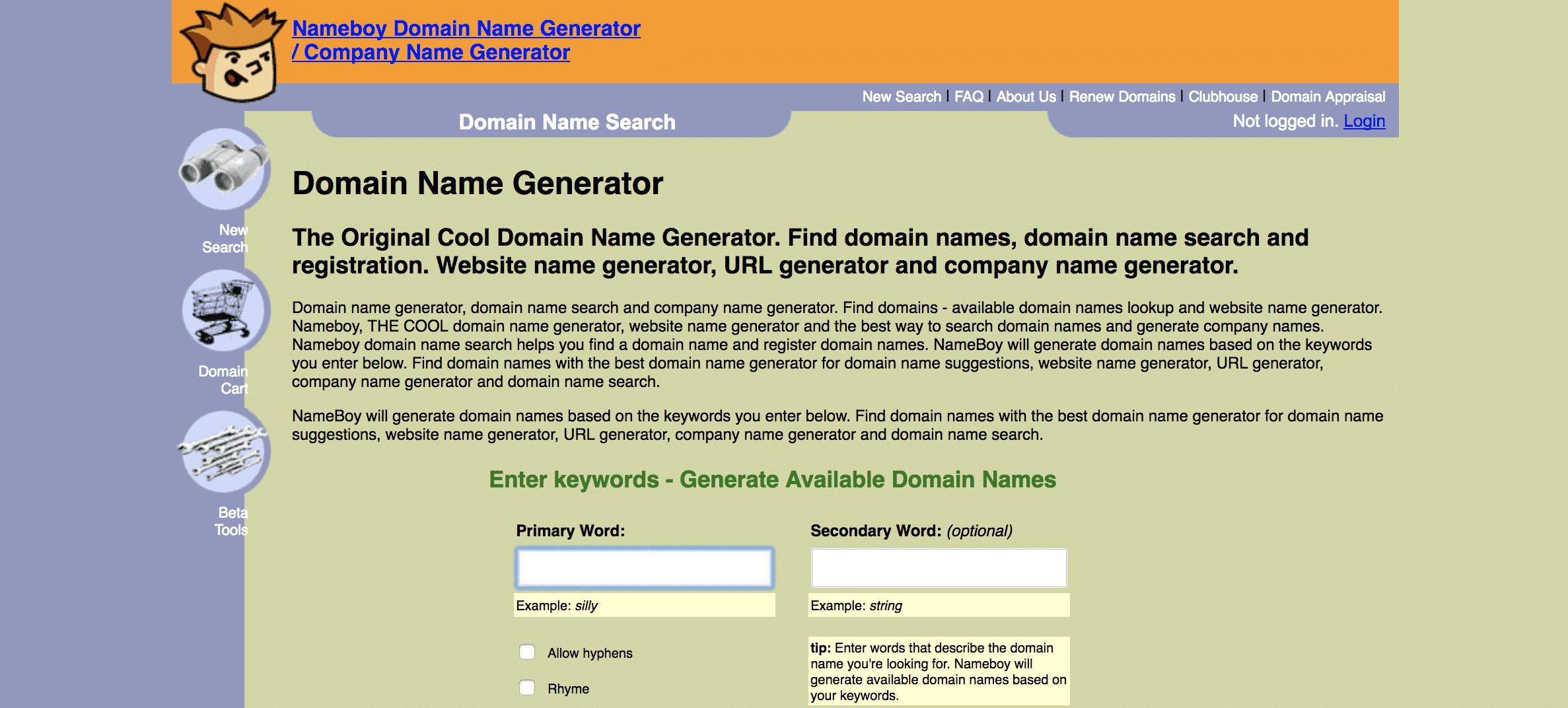 Nameboy Blog Name Generator