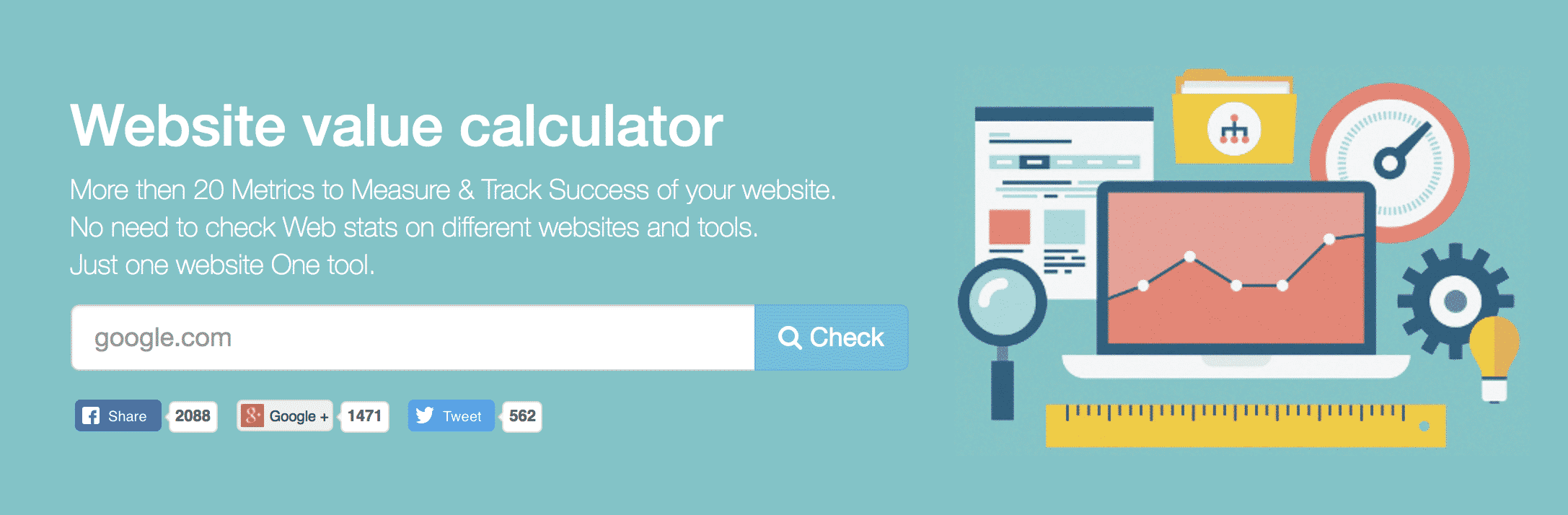 Website Outlook - Domain Valuation Tool